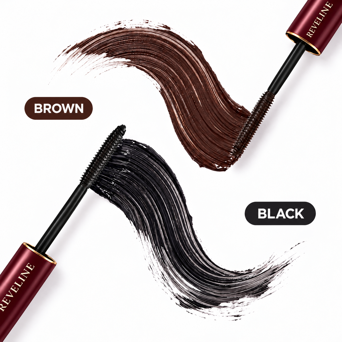 Reveline mascara Black and Brown shades
